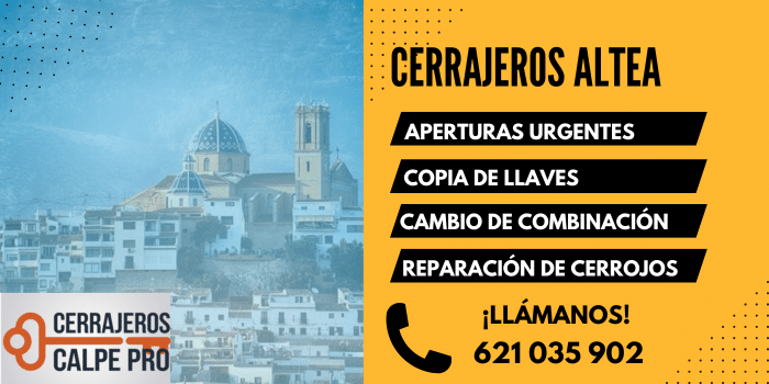 Cerrajeros Altea contacto
